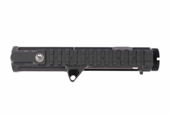 The Battle Arms upper receiver with M4 flat top picatinny rail has been de-burred for a smooth finish